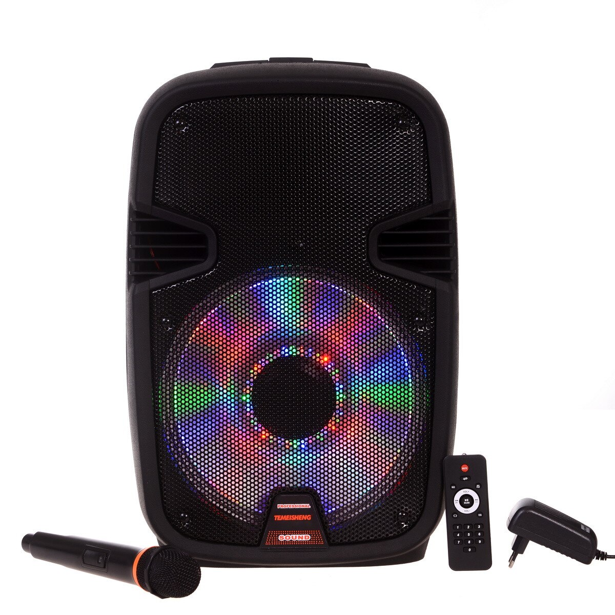 Boxa Activa Tip Troller DISCO SOUND ,Telecomanda Inclusa, Cititor Stick USB , Card SD, Conectivitate Bluetooth, Putere 300 W