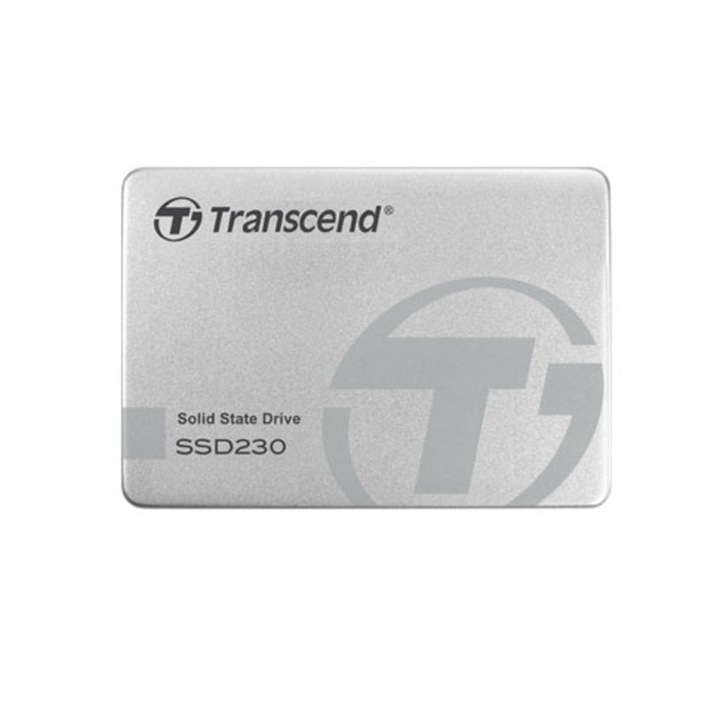 Памет SSD 1TB Transcend SSD230, SATA 6Gb/s, 2.5" (6.35 cm), скорост на четене 560MB/s, скорост на запис 520MB/s