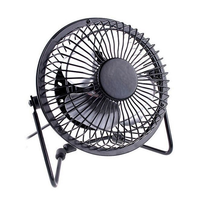 Ventilator de birou cu alimentare USB, multicolor