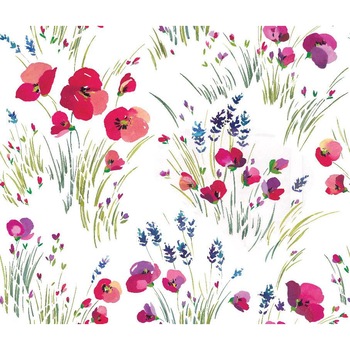 Lenjerie patut bumbac 100%, 3 piese, floricele, multicolor Lenjerie patut bumbac 100%, 3 piese, floricele, multicolor