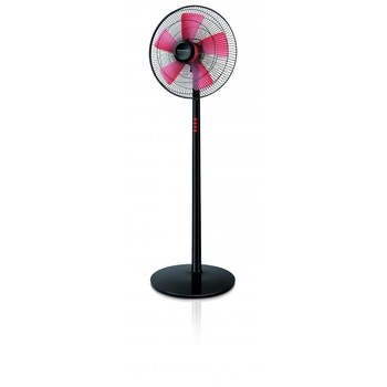Ventilator piedestal Taurus BOREAL 16C Elegance. 50W, diametrul 40 cm, inaltime 135 cm, 3 viteze, miscare oscilatorie. Debit de aer 69,95 m ³ /min. Negru/Rosu Ventilator piedestal Taurus BOREAL 16C Elegance. 50W, diametrul 40 cm, inaltime 135 cm, 3 viteze, miscare oscilatorie. Debit de aer 69,95 m ³ /min. Negru/Rosu