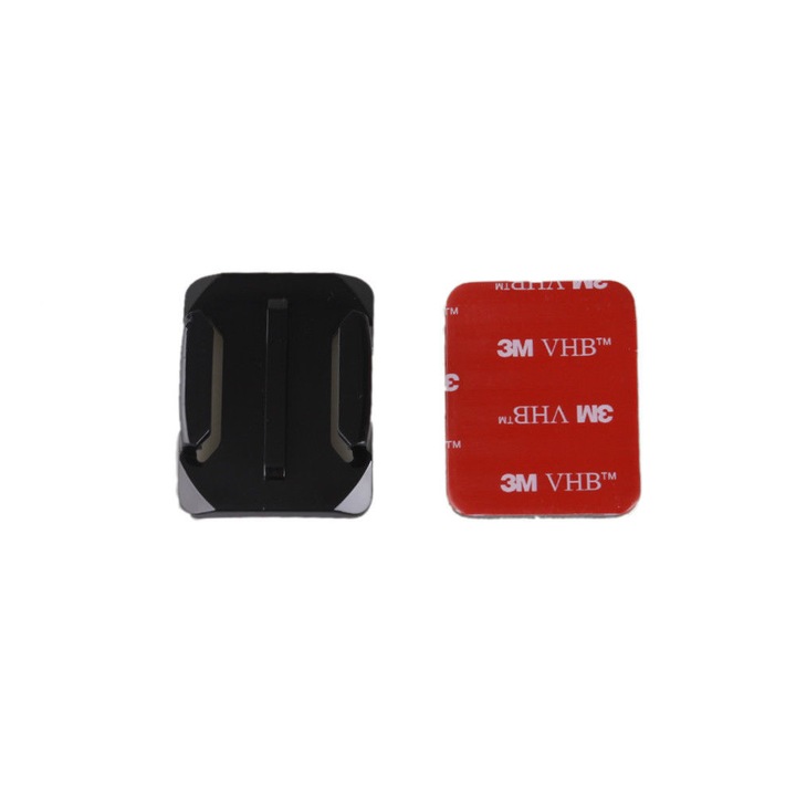 Поставка, Извита, Залепваща, С 3M стикер, Бързо освобождаваща се, Съвместима с GoPro Hero 2 3 4 5 6 SJ Cam GitUp