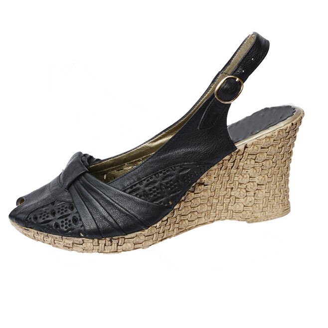 Sandale confortabile cu talpa ortopedica, usor decupata in fata, D&J Exclusive, Negru, 39