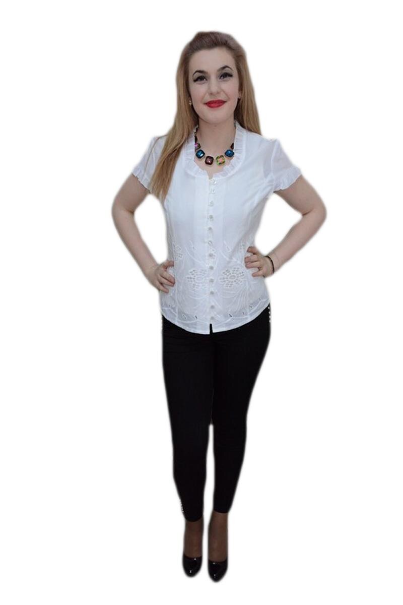 Bluza rafinata, D&J Exclusive, Alba