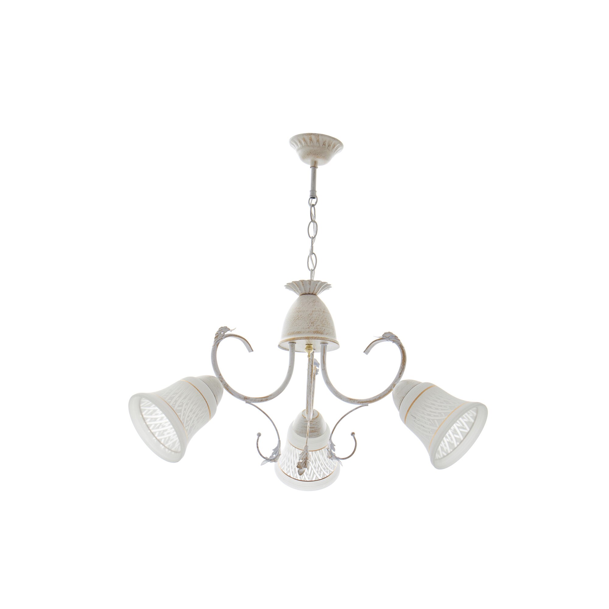 Lustra EL 1386/3 GD, alb