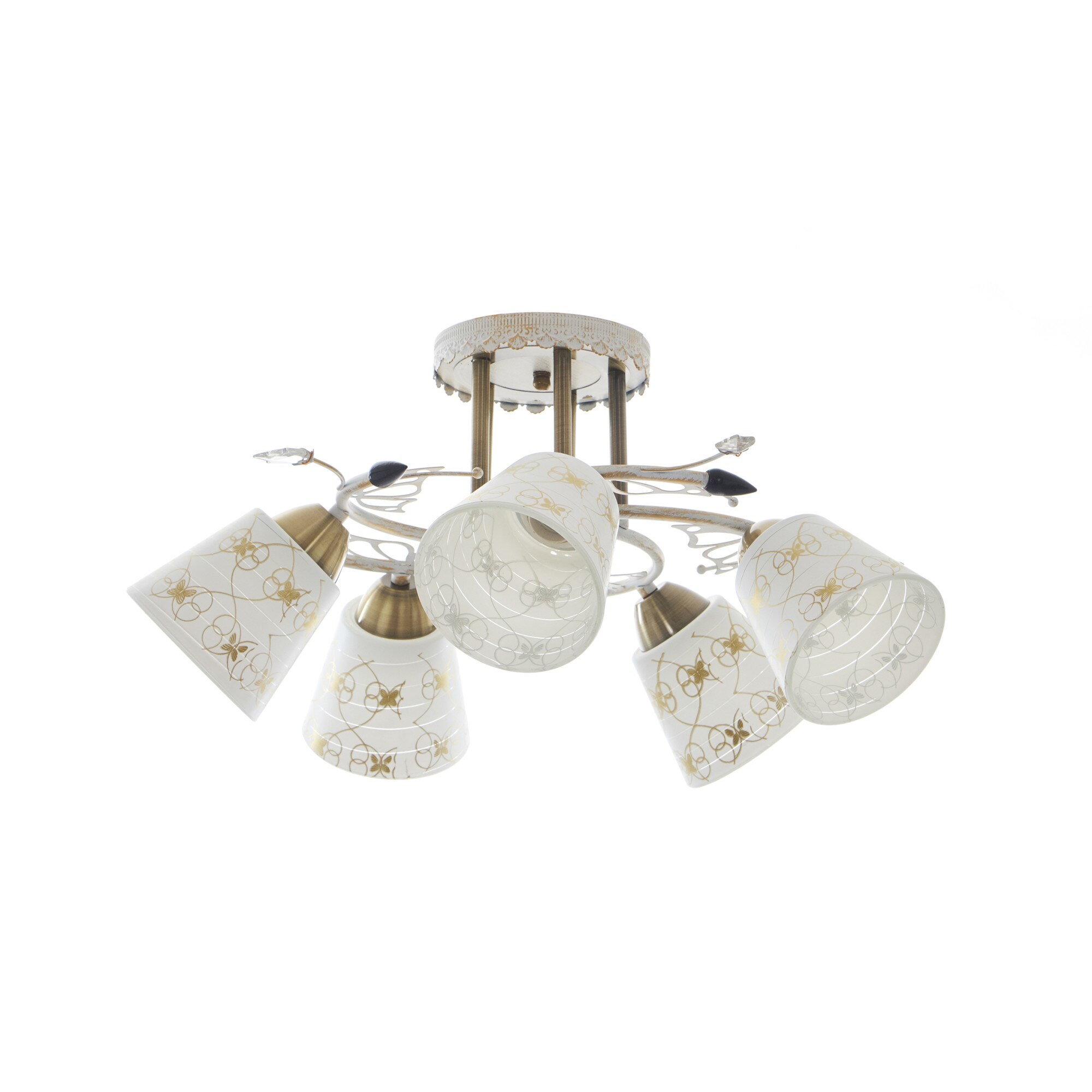 Lustra EL 1376/5 AB, bronz