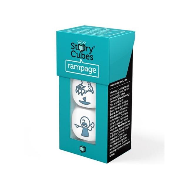 Joc de societate Asmodee Story Cubes Rampage accesoriu