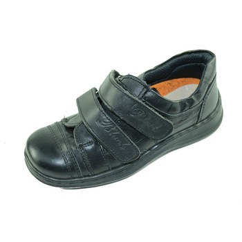 Pantofi casual din piele naturala pentru baietei Black Tavern PCBBT2, Negru, 27 Pantofi casual din piele naturala pentru baietei Black Tavern PCBBT2, Negru, 27