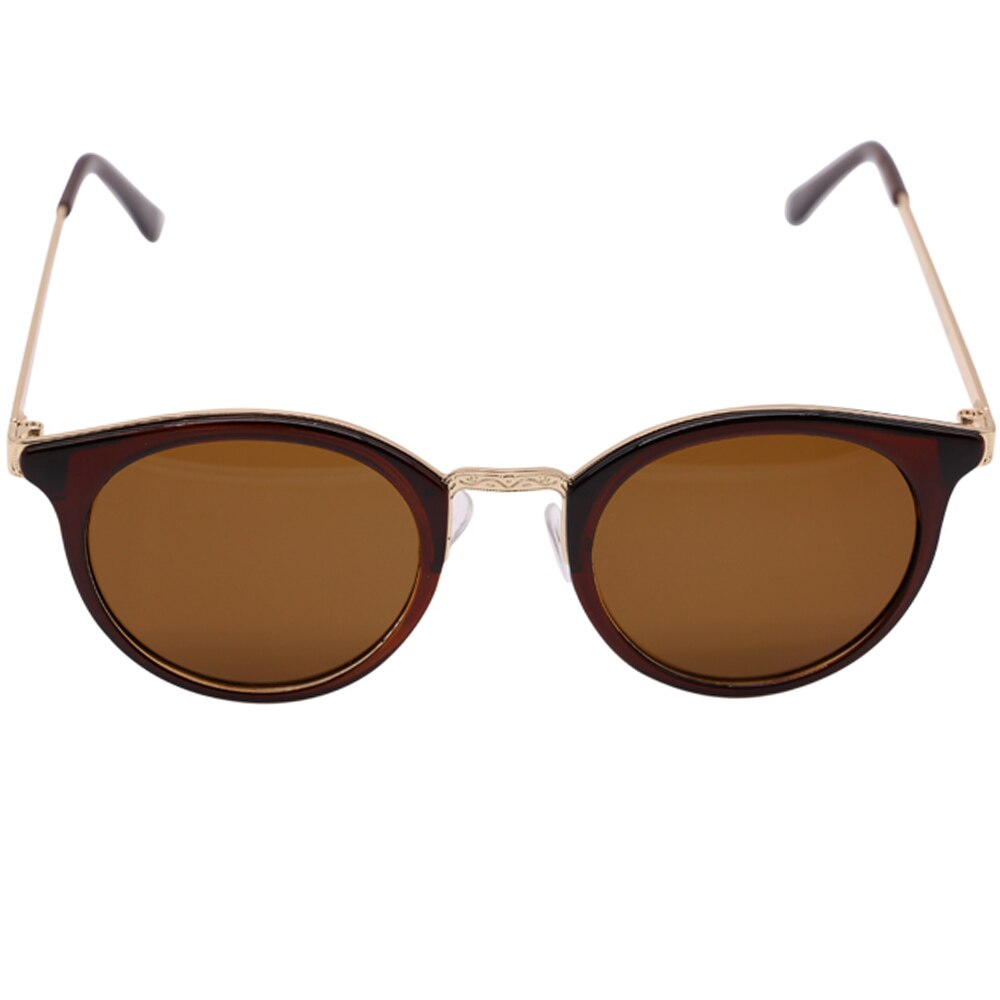 Ochelari de soare pentru femei, rotunzi, K1218C2 Maro