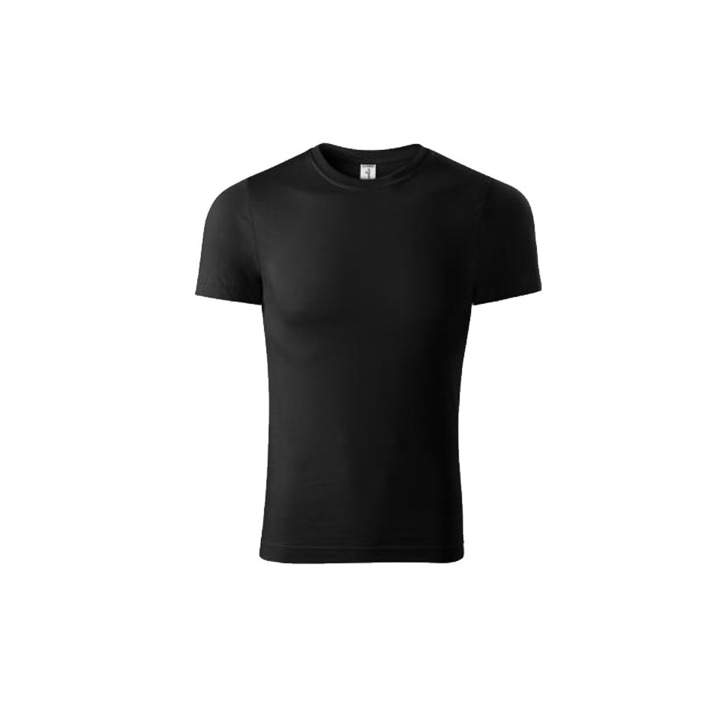 Tricou Malfini copii maneca scurta, Negru