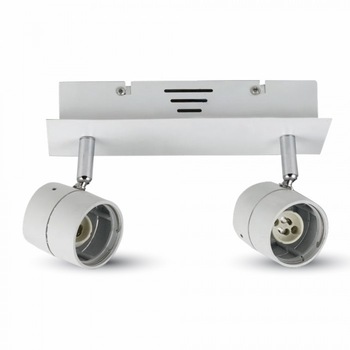 Suport spot V-TAC aplicat, 2x7W corp alb lumina naturala Suport spot V-TAC aplicat, 2x7W corp alb lumina naturala