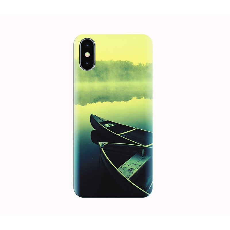 Husa silicon IPHONE X - boats