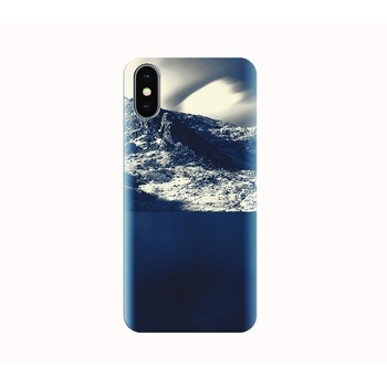 Husa silicon IPHONE X - blue dots Husa silicon IPHONE X - blue dots