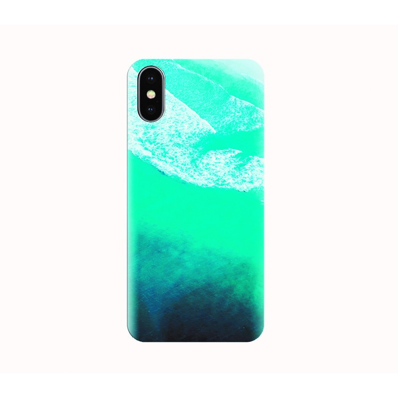 Husa silicon IPHONE X - aqua