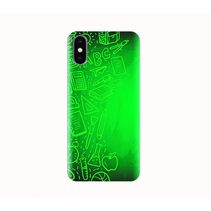Husa silicon IPHONE X - back to school