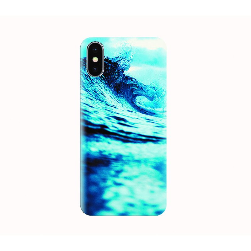 Husa silicon IPHONE X - blueberry mountain