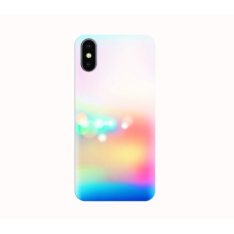 Husa silicon IPHONE X - blur bokeh