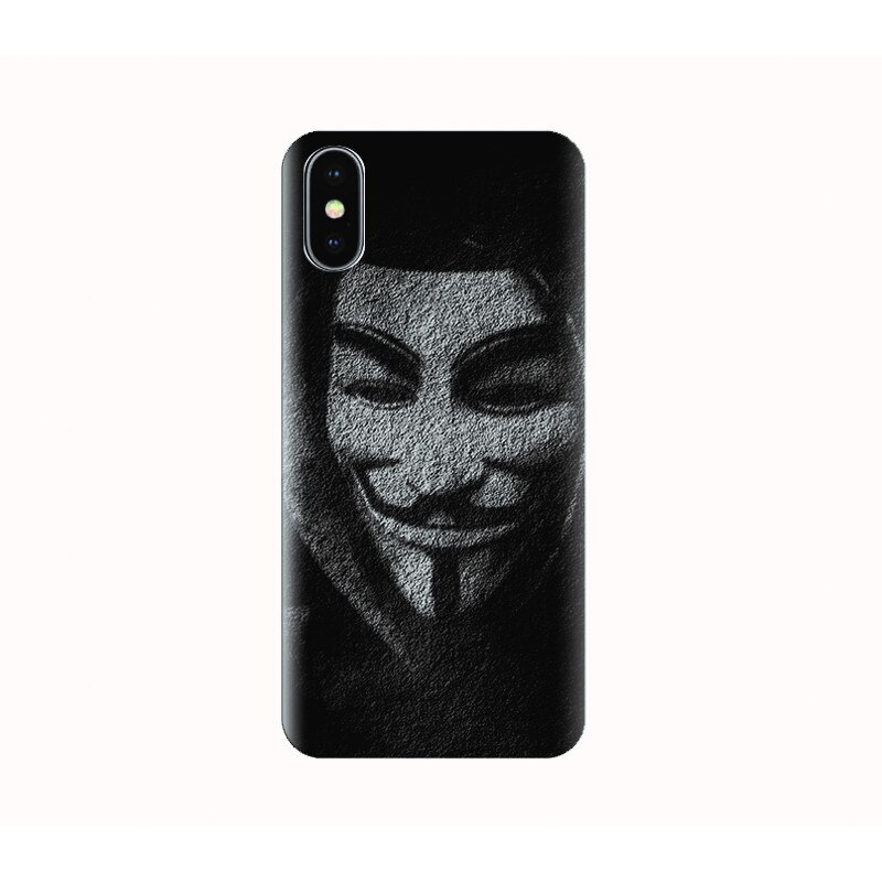 Husa silicon IPHONE X - anonymous stone