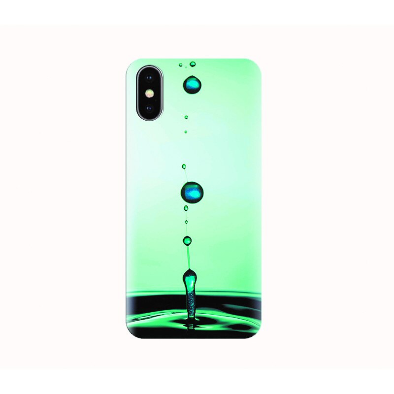 Husa silicon IPHONE X - blue fireworks