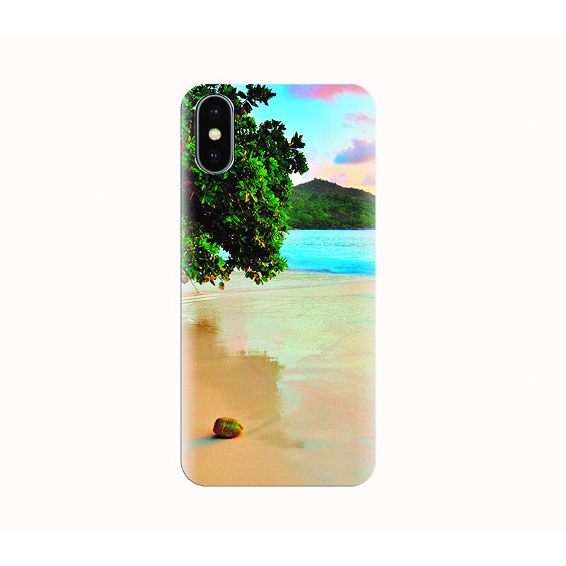 Husa silicon IPHONE X - beach