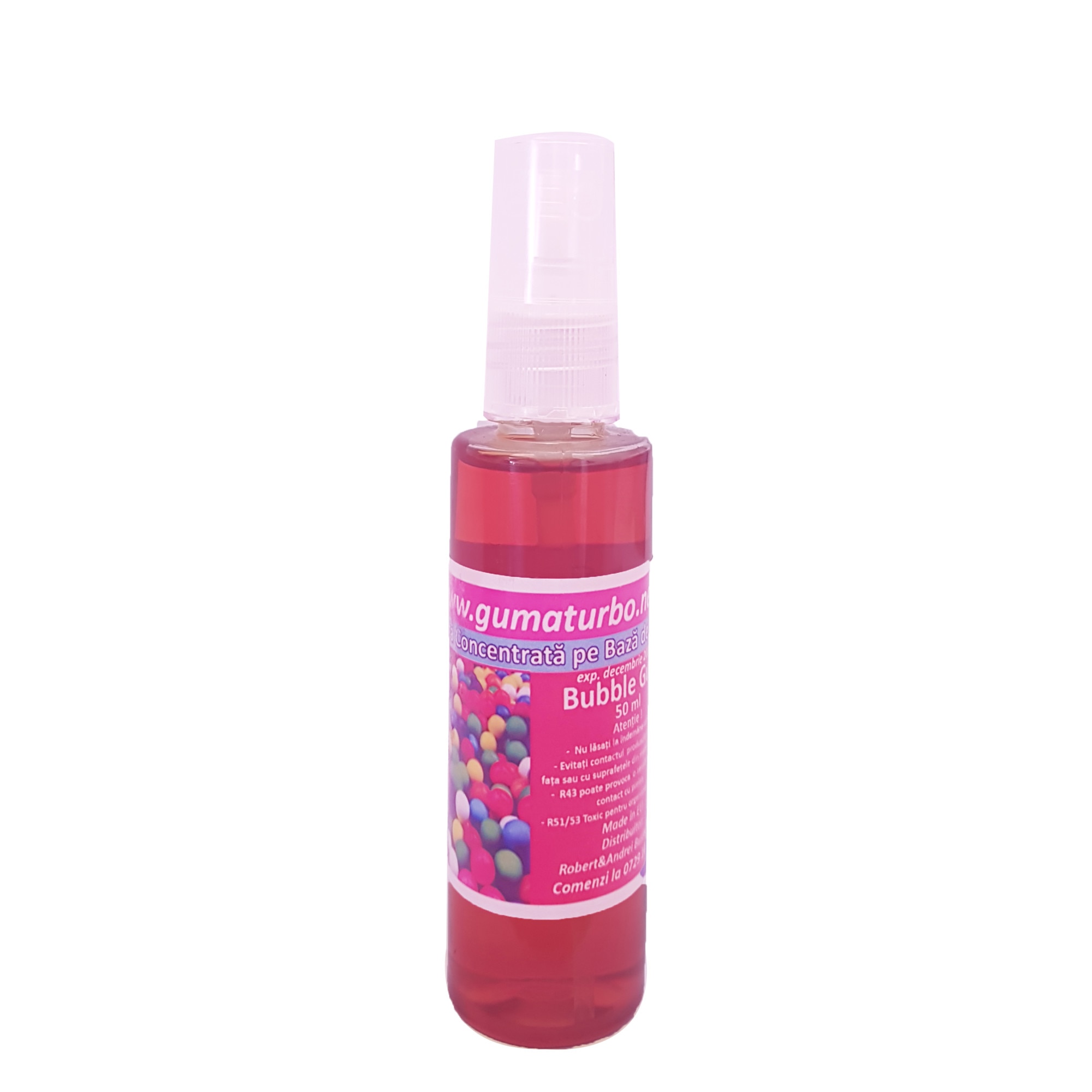 Odorizant buble gum garantat pe baza de ulei 50 ml cu pulverizator