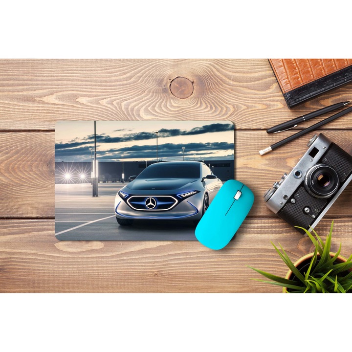 Mouse Pad Mercedes Benz Concept Eq A Electric Cars Frankfurt Motor - 21.5 x 27 x 0.3cm