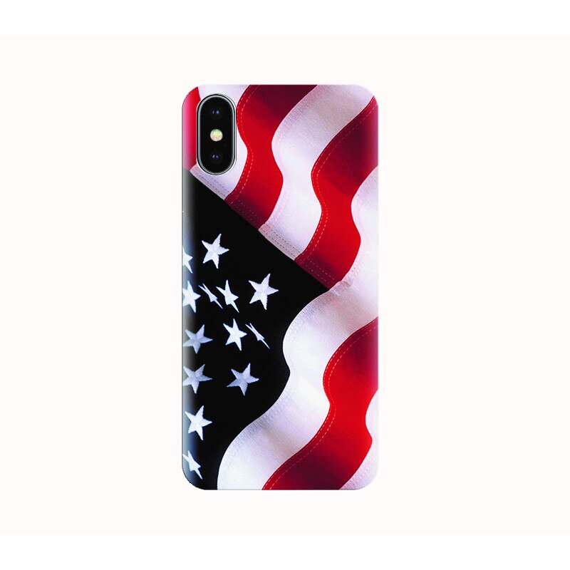 Husa silicon IPHONE X - american