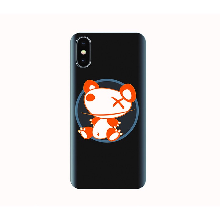 Husa silicon IPHONE X - bad teddy