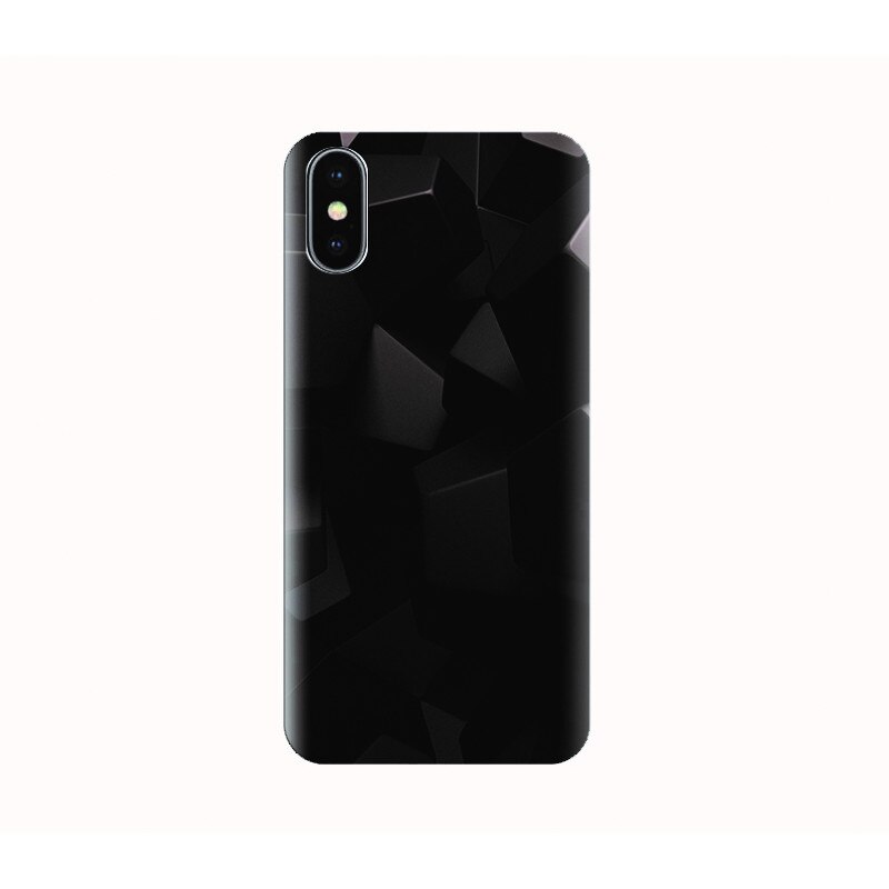 Husa silicon IPHONE X - black blocks