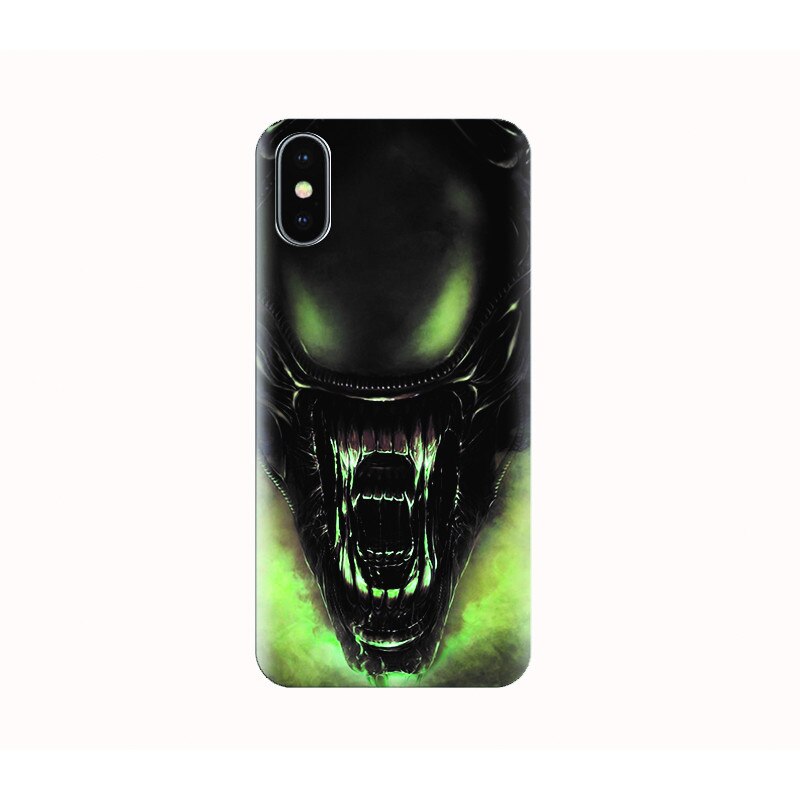 Husa silicon IPHONE X - aliens