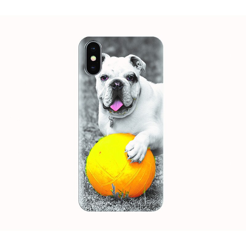 Husa silicon IPHONE X - bulldog