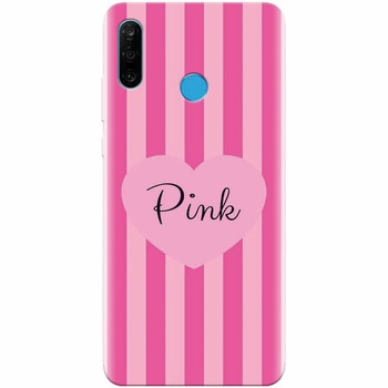 Husa silicon pentru Huawei P30 Lite, Pink Husa silicon pentru Huawei P30 Lite, Pink