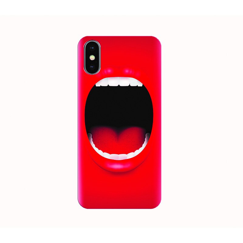 Husa silicon IPHONE X - big mouth