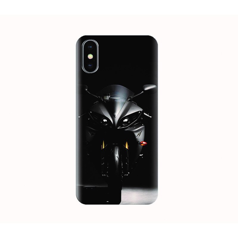 Husa silicon IPHONE X - black skull one