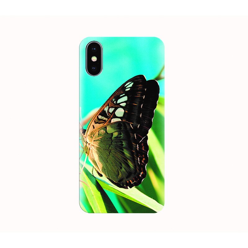 Husa silicon IPHONE X - butterfly