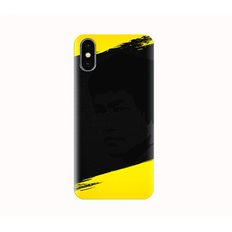 Husa silicon IPHONE X - bruce lee legend