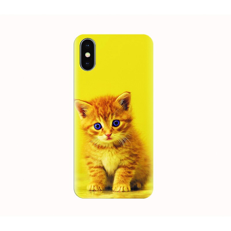 Husa silicon IPHONE X - baby kitten