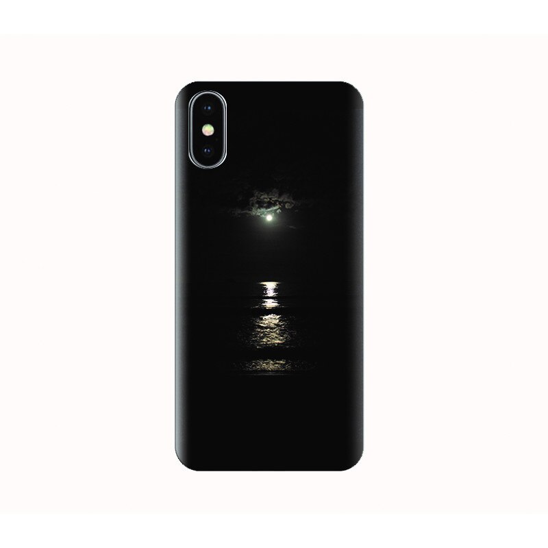 Husa silicon IPHONE X - dark metal grid