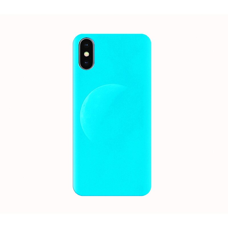 Husa silicon IPHONE X - blue rain