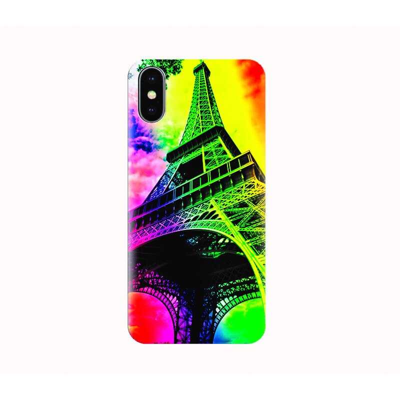 Husa silicon IPHONE X - eiffel tower
