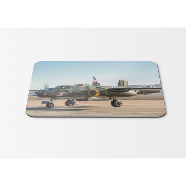 Mouse Pad North American B Mitchell Medium Bomber Us Army Air - 21.5 x 27 x 0.3cm