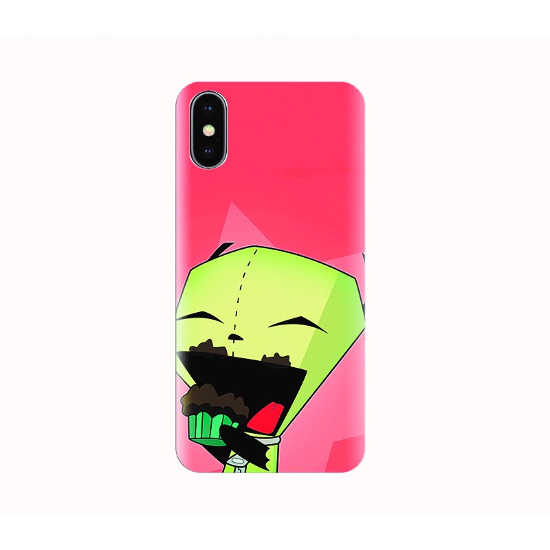 Husa silicon IPHONE X - cupcake monster