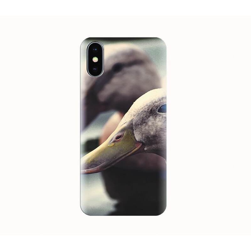 Husa silicon IPHONE X - ducks