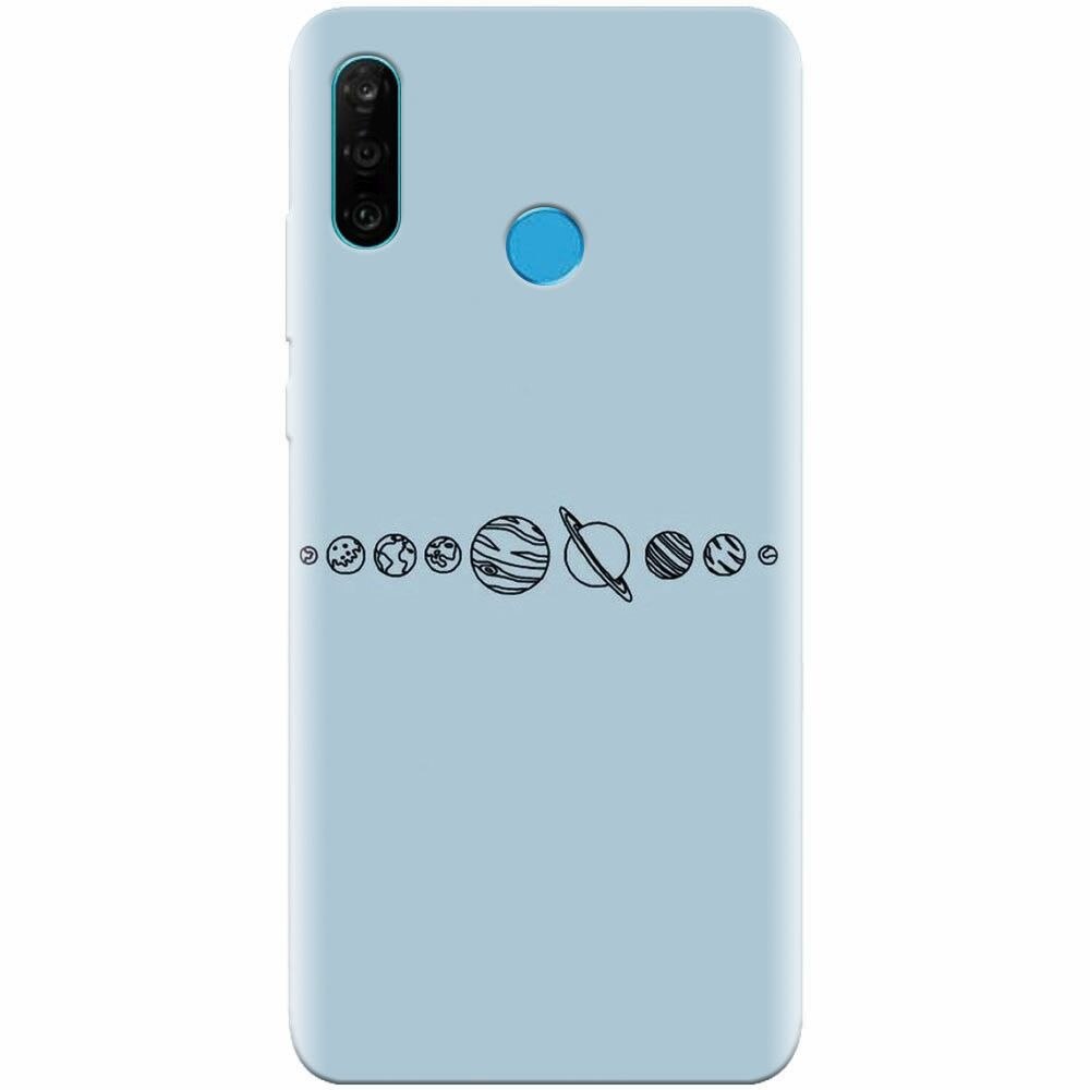 Husa silicon pentru Huawei P30 Lite, Planets