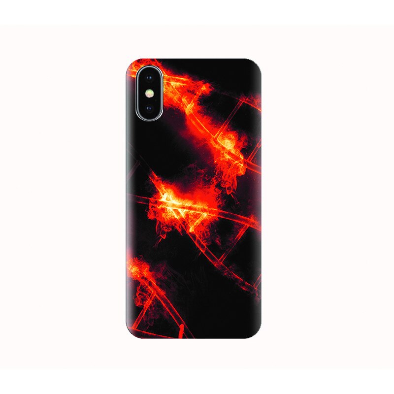 Husa silicon IPHONE X - fire dna