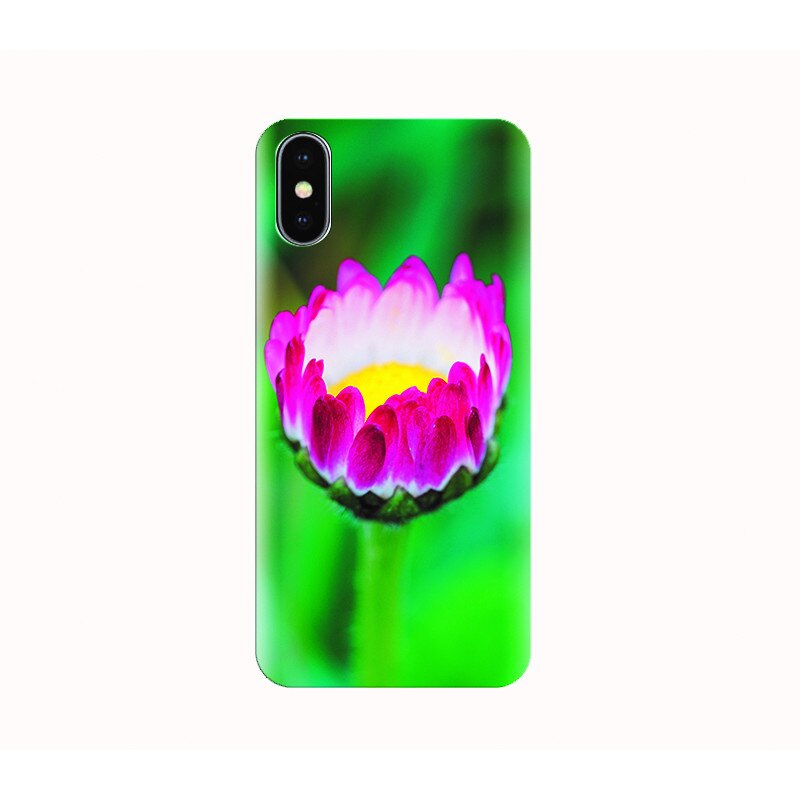 Husa silicon IPHONE X - daisies