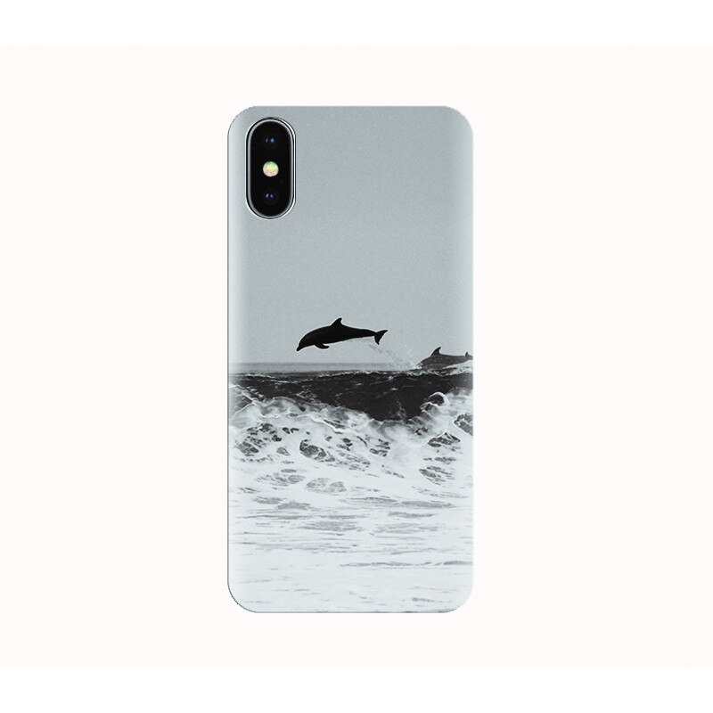 Husa silicon IPHONE X - dolphins one