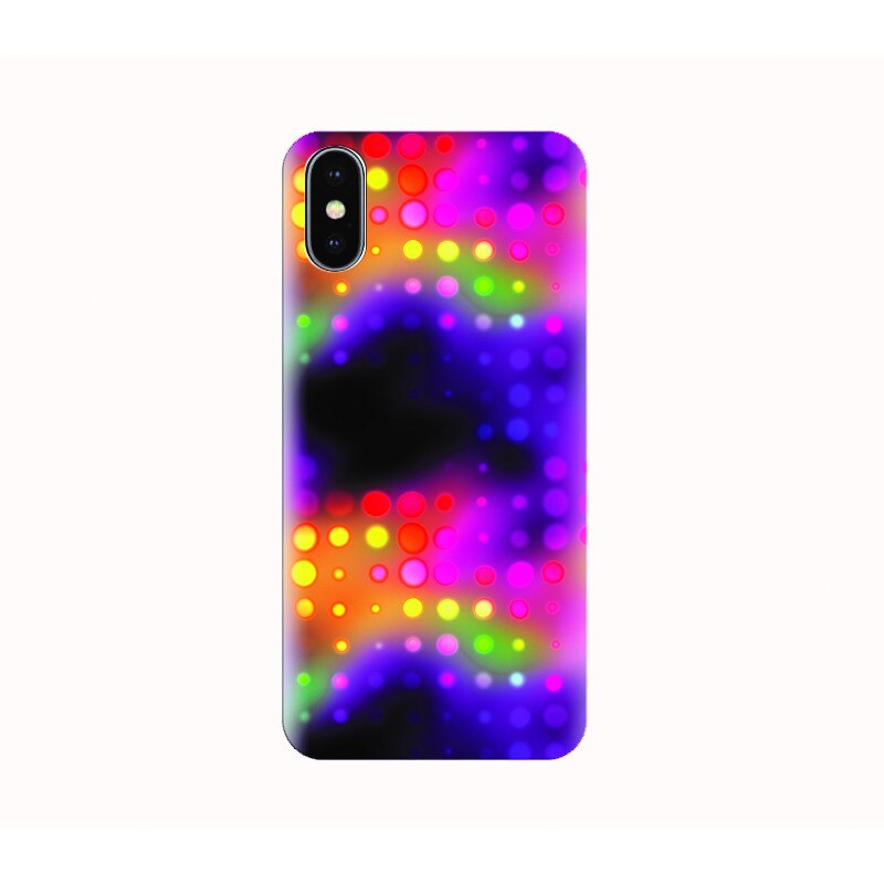 Husa silicon IPHONE X - color splash