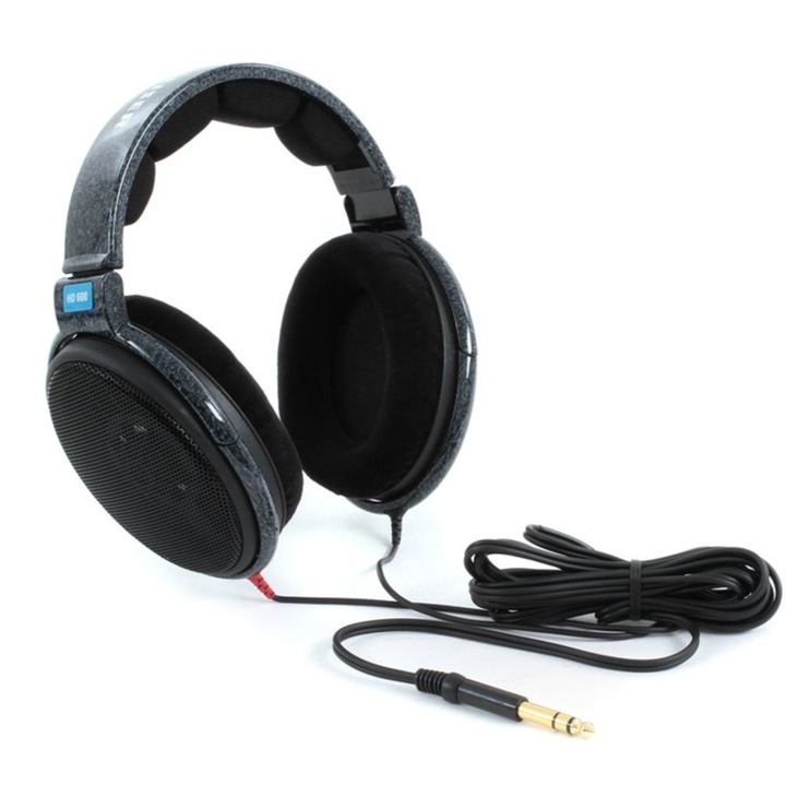 Слушалки Sennheiser HD 600, 12Hz-39kНz честотен диапазон, сини