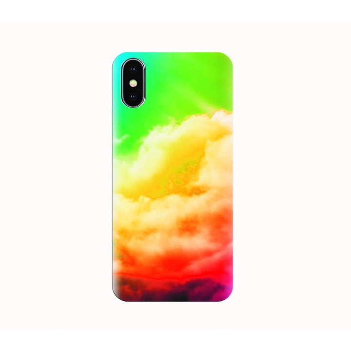 IPHONE X szilikon tok - színes lámpák
